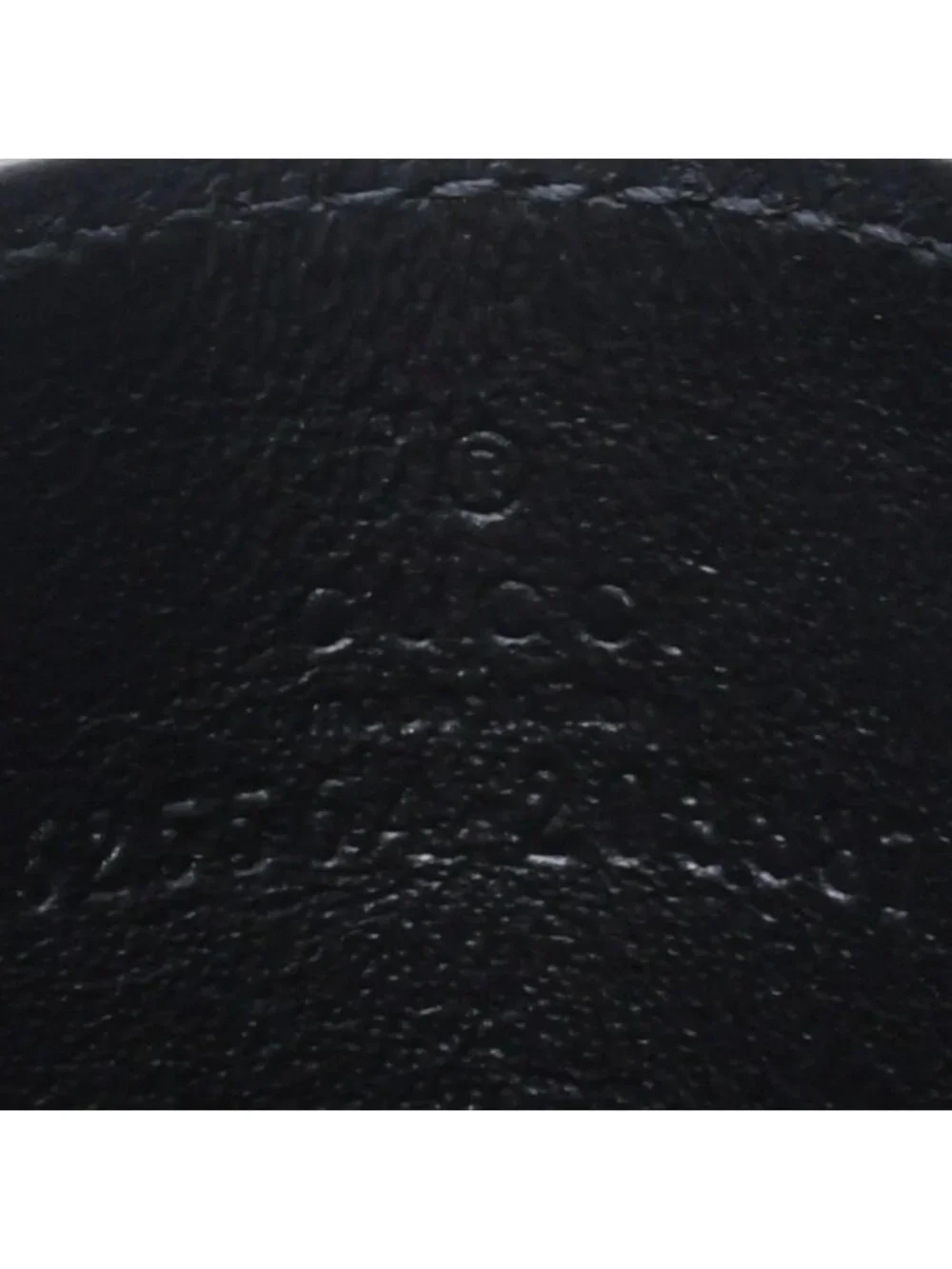 Gucci Card Case Business GG Embossed Leather Black